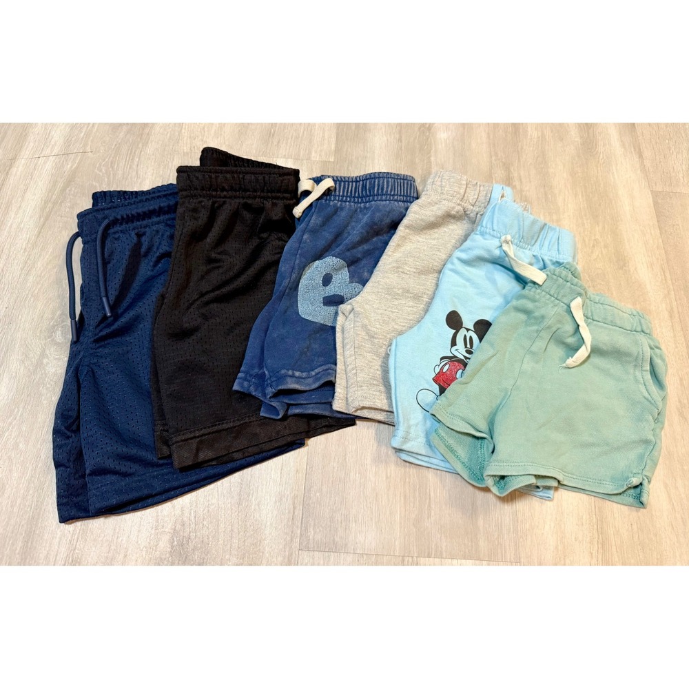 Athletic Works Cat & Jack Boys Shorts Bundle 3T 4T 5T Multicolor Good 6 Pairs